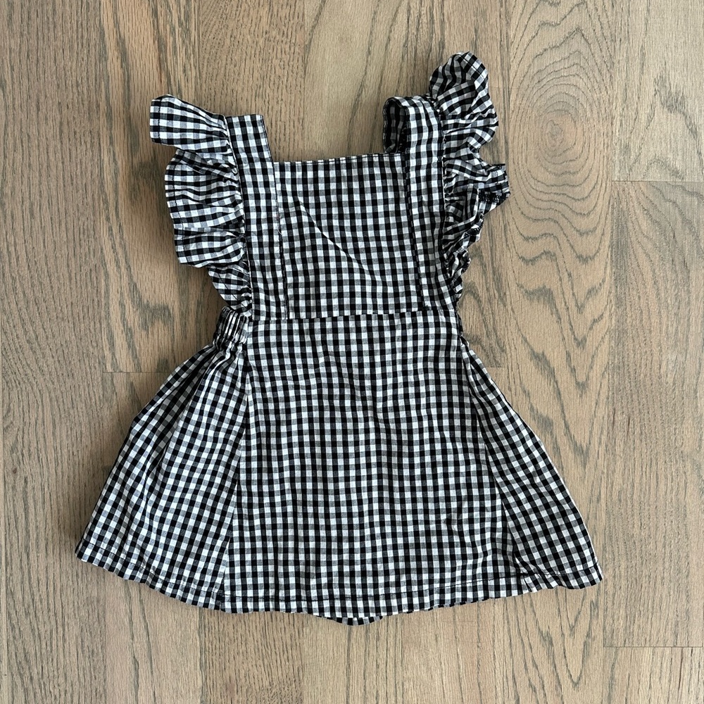 Plaid kids’ dress, size 12-18 months